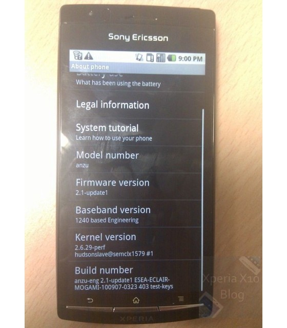 Sony Ericsson Xperia X12